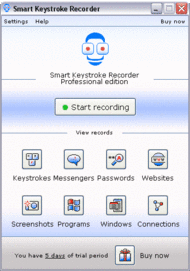 Smart Keystroke Recorder screenshot